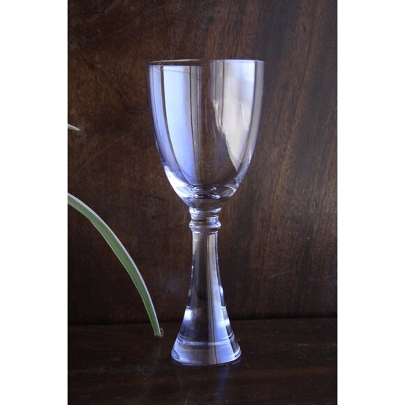 1960s elegant single wine glass, Holmegaard Princess line style glassware, gift - Picture 3 of 9